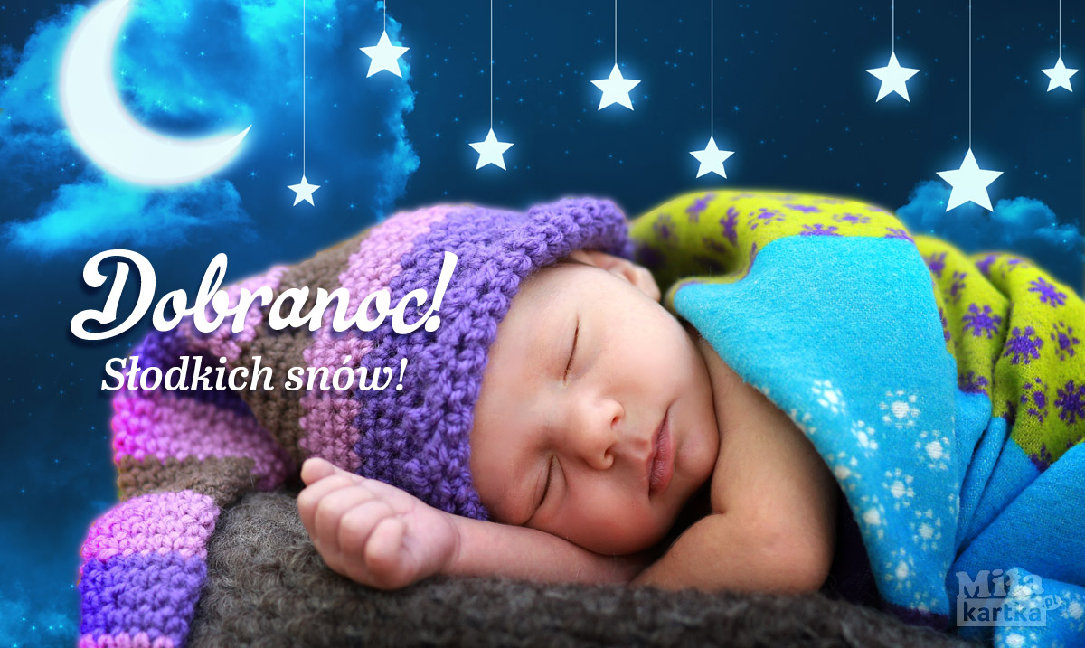 Slodkich Snow Kartka Na Dobranoc Słodkich snów i dobranoc ⋆ Na Dobranoc ⋆ E-kartki z życzeniami na wszystkie okazje.